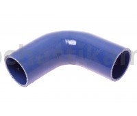 Патрубок радиатора 4308 нижний (ф60*260) (синий силикон) 4308-1303010-20